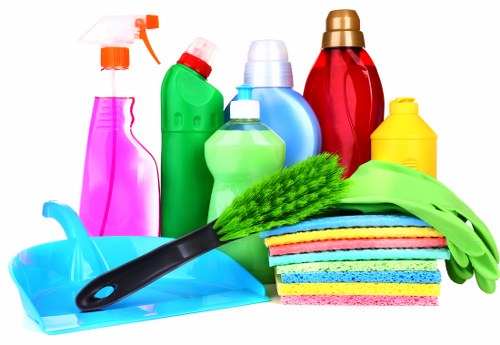 Professional upholstery cleaning for a fabric sofa in a Cleaninghouse home