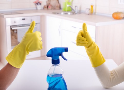 Detail-oriented cleaning process showing cleanliness and care from Cleaninghouse