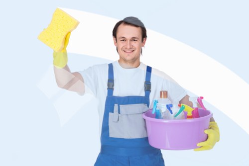 Booking process and customer information for cleaning services