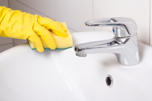 Domestic cleaner preparing a busy Cleaninghouse property