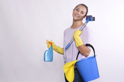 Local cleaning team working in a family home near Cleaninghouse