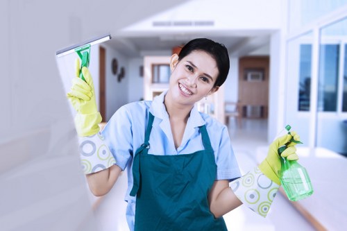 A bright, well-kept home interior showing consistent cleaning habits