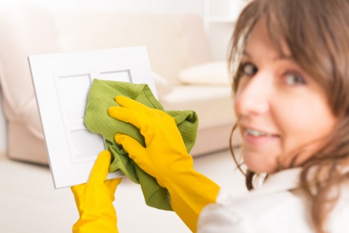 Bathroom deep cleaning with descaling and sanitising in a local property
