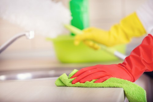 A freshly cleaned home interior ready after builders cleaning in Cleaninghouse